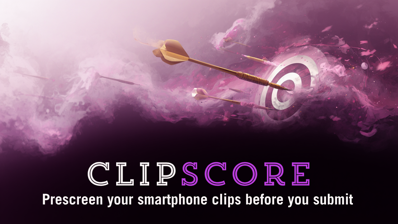 ClipScore: Video scoring and analysis interface for DSLR and mirrorless stock photography contributors, assessing stock agency suitability, commercial value, and improvement opportunities