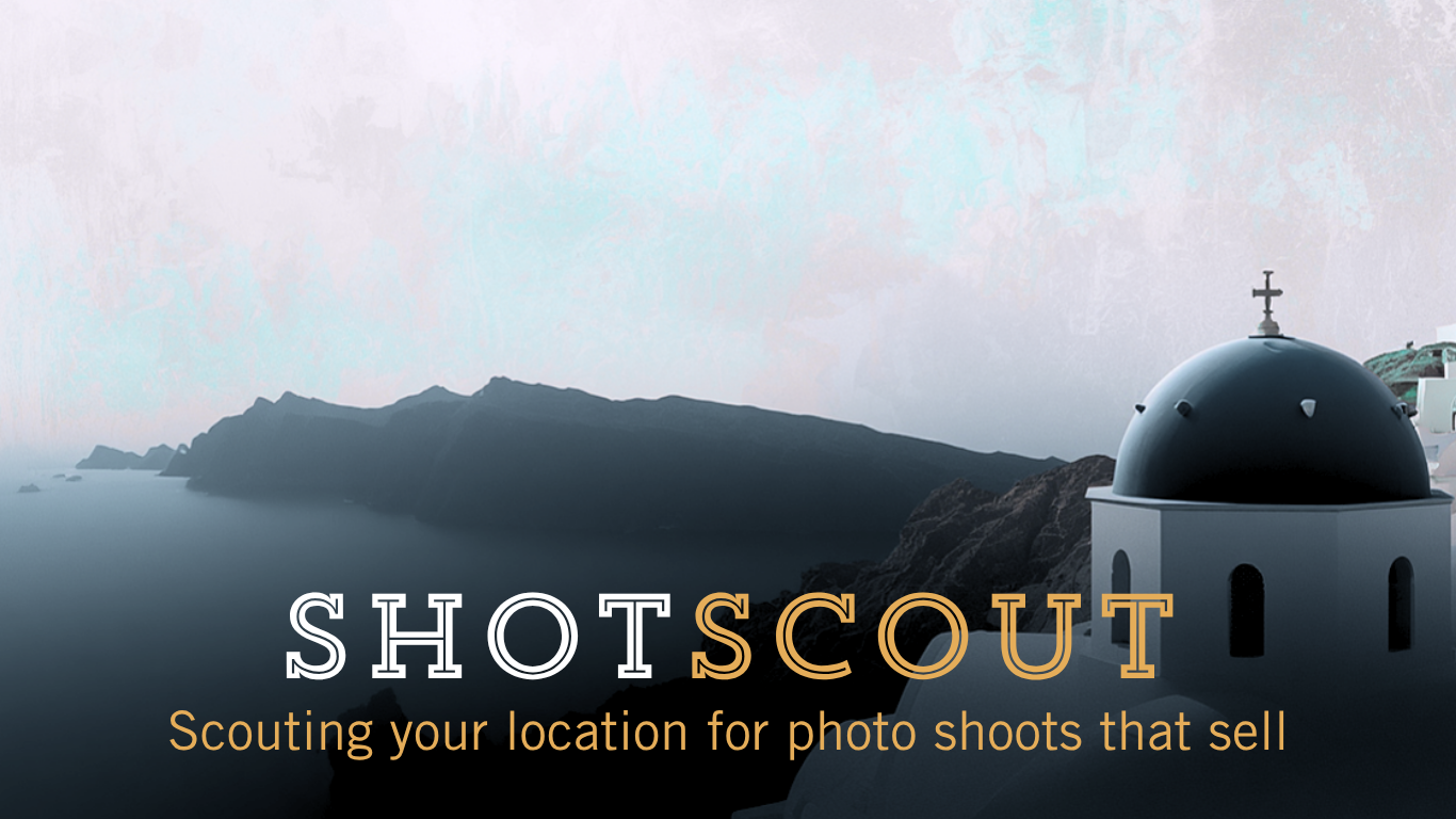 ShotScout — identifies opportunities for localised, high-value photo shoots for stock assets wherever you are, adapted specifically for those using DSLR or mirrorless cameras.