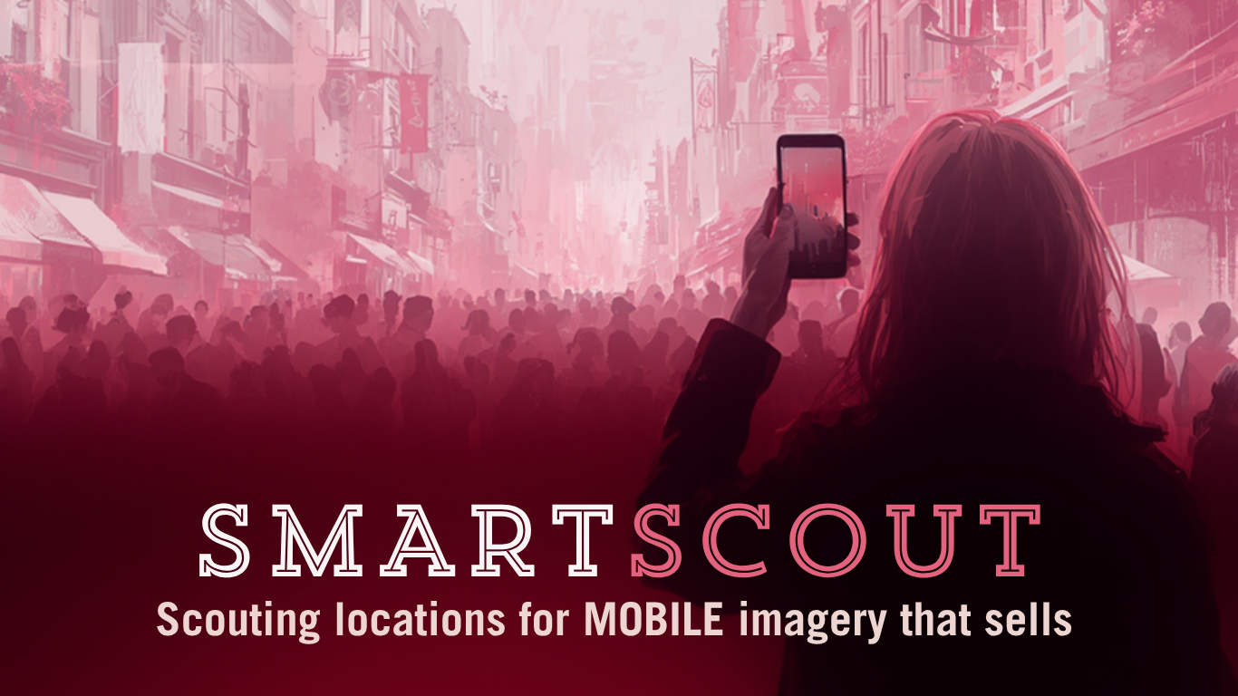 SmartScout — identifies opportunities for localised, high-value photo shoots for stock assets wherever you are, adapted specifically for those using mobile and smartphone technology.