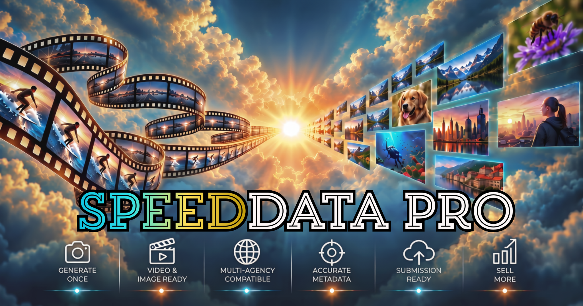 SpeedData Pro — AI stock metadata for images, video and mixed-media workflows