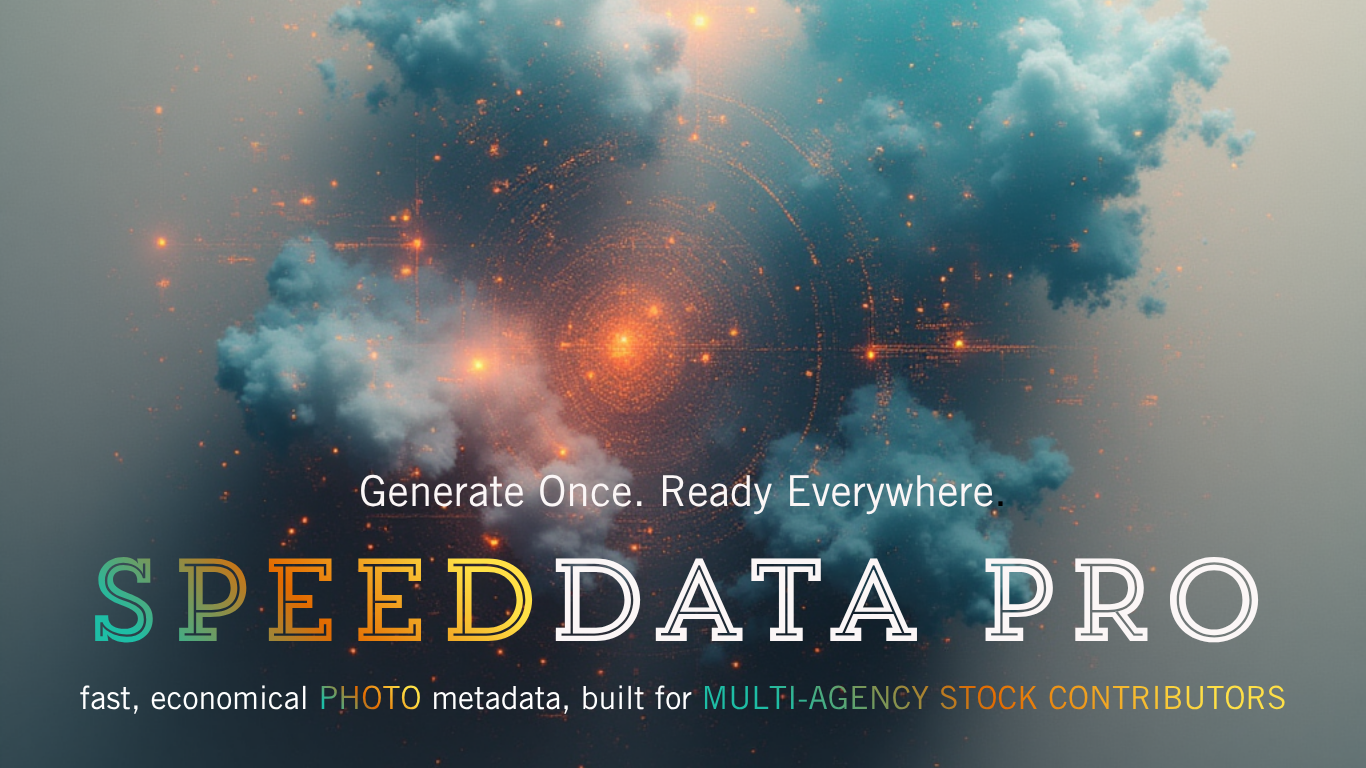 SpeedData Pro — A Bespoke AI Metadata Generator designed for Stock Contributer Workflows 